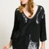 Ulla Popken Bluse - Noir