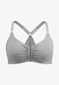 Ulla Popken Y-STRAP - Bustier - Gris Clair Chiné -Ulla Popken 6ced9855b88a474eb0b15014c2aa53f1