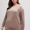 Ulla Popken Nachtwäsche Shirt - Taupe -Ulla Popken 6d62ce73c1514ec987f20816510332af