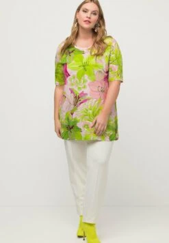 Ulla Popken RONDE HALS, KORTE MOUWEN - T-Shirt Print - Oudroze -Ulla Popken 6d7ebde2d2dd46e09cdd46d3ce7a6da4 1