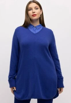Ulla Popken Strickpullover - Indigo -Ulla Popken 6dba2e9cce3343958a1aae2fe96fb121 1