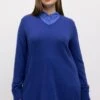 Ulla Popken Strickpullover - Indigo -Ulla Popken 6dba2e9cce3343958a1aae2fe96fb121