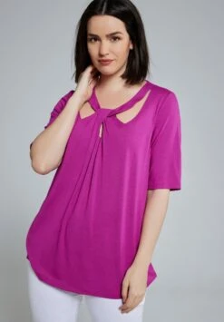 Ulla Popken T-Shirt Print - Marine 13 Ulla Popken T-Shirt Print - Marine -Ulla Popken 6f4111fc02bb4b27a9c5c850849fe051