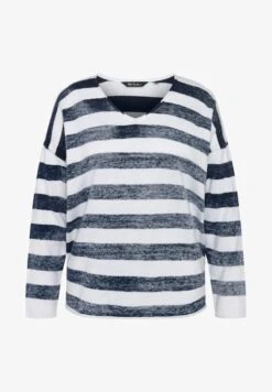 Ulla Popken Strickpullover - Navy Blue Stripe -Ulla Popken 6fbdb9bbacd14910b8004db792ae27cb