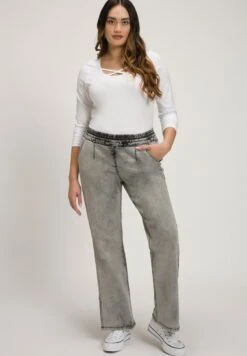 Ulla Popken Jeans Relaxed Fit - Gris Denim -Ulla Popken 7010da4816564be5954072e65f3a53a8