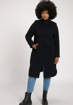 Ulla Popken JAS - Klassischer Mantel - Zwart