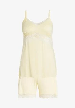 Ulla Popken SET - Pyjama - Sandgelb -Ulla Popken 716116a029394092a009191bc94b0f98