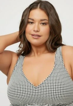 Ulla Popken SET DÉCOLLETÉ EN V - Bikini - Noir -Ulla Popken 719ed8f2f0f445e3aa4309ac97189c57