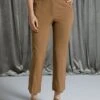Ulla Popken Stoffhose - Caramel
