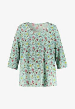 Ulla Popken T-Shirt Print - Menthe 12 Ulla Popken T-Shirt Print - Menthe -Ulla Popken 725f95d32d804ce8857ad7df822c589d
