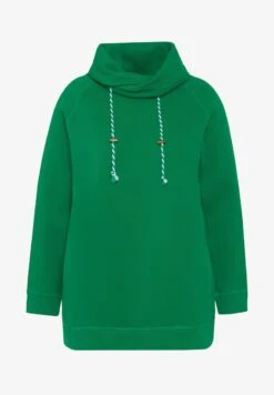 Ulla Popken Sweatshirt - Smaragdgrün -Ulla Popken 7507347c66ec49b9b91488121f6ab8d6