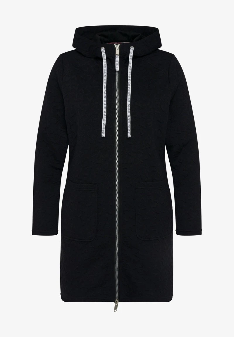 Ulla Popken Sweatjacke - Zwart 7 Ulla Popken Sweatjacke - Zwart – Bild 5