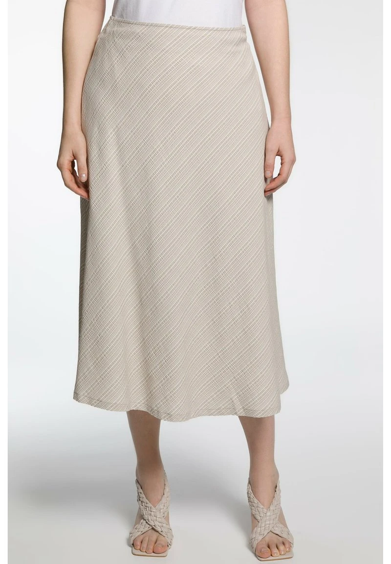 Ulla Popken A-Linien-Rock - Zand 3 Ulla Popken A-Linien-Rock - Zand