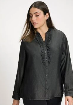 Ulla Popken LANGARM - Bluse - Zwart