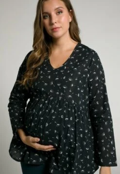 Ulla Popken Bluse - Schwarz -Ulla Popken 76bf3734008d4e419e50bd63913bedb5