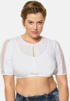 Ulla Popken MANCHES COURTES - Bluse - Offwhite -Ulla Popken 7720c97531e84b0c85805f6a550a9d9f