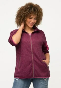 Ulla Popken Strickjacke - Fuchsia Roze -Ulla Popken 78fb1216abea4e548bd33f6a728b8fb9