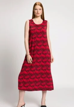 Ulla Popken Freizeitkleid - Donkerrood
