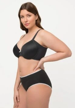 Ulla Popken DECORATIVE EDGE - Bügel BH - Black -Ulla Popken 793b746a8f9546f281411f6f3cfca1cf