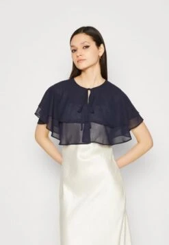 Ulla Popken INSPIRATION PLONGÉE, FERMETURE À CROCHET, COL ROND, MANCHE - Leichte Jacke - Noir -Ulla Popken 79db8f97fdb44905a7a88520bb2c4db9