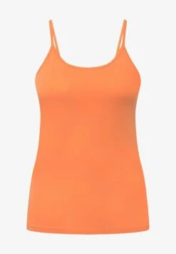 Ulla Popken ECO SPAGHETTI STRAP CAMI - Top - Beige Red -Ulla Popken 7a1fdf5fc562416e83e70cf547e75622