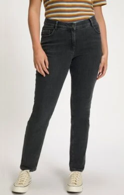 Ulla Popken Sammy - Jeans Slim Fit - Grey Denim -Ulla Popken 7af7d3f791cd43e699787e9017f79216 1