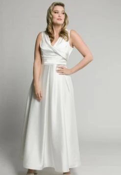 Ulla Popken DRAPIERT - Ballkleid - Offwhite -Ulla Popken 7c909a53820c480db859671fefce7438 1