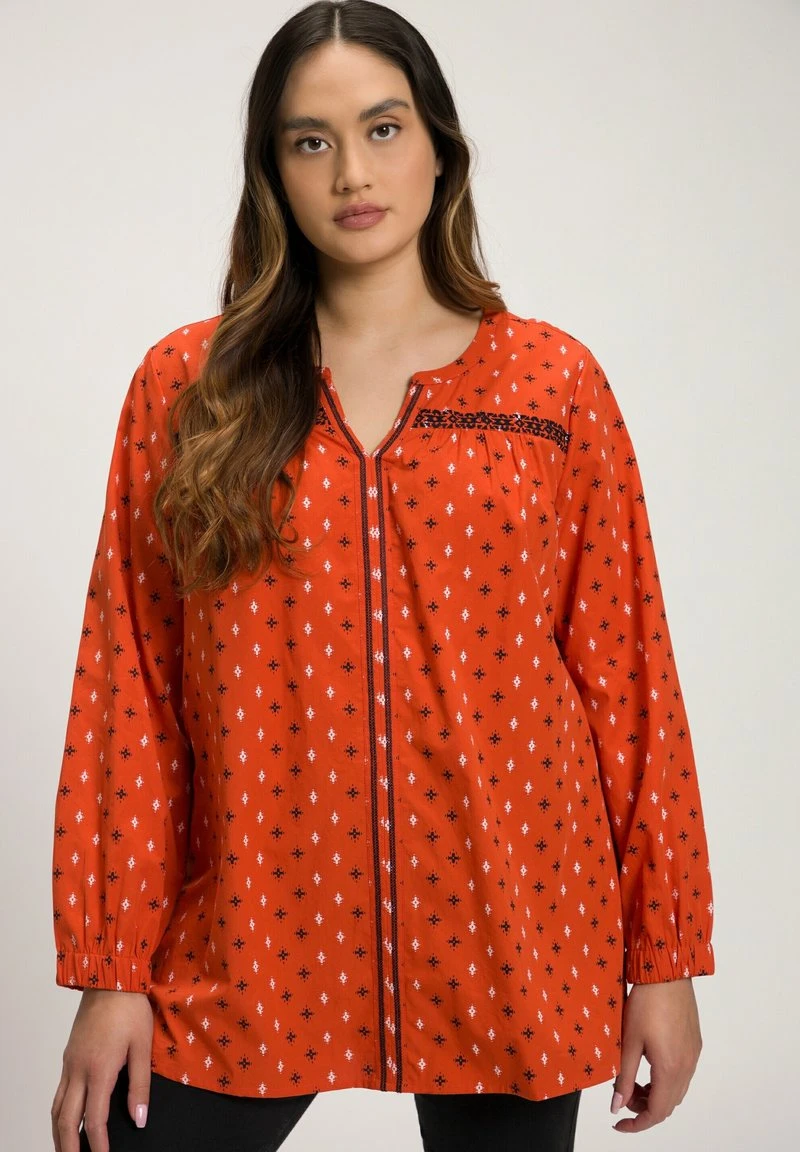 Ulla Popken Tunika - Saffron Multi 3 Ulla Popken Tunika - Saffron Multi