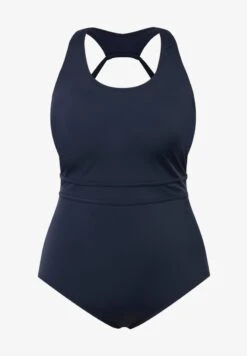 Ulla Popken NŒUDS ET BANDES FANTAISIE - Badeanzug - Marine -Ulla Popken 7d3b744b97844d319e8c021360b0aa4e