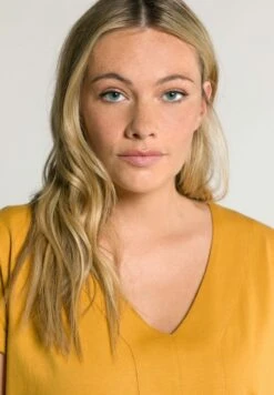 Ulla Popken Jerseykleid - Dunkler Honig -Ulla Popken 7d427a4b89dd4e57978cb695a2525eca