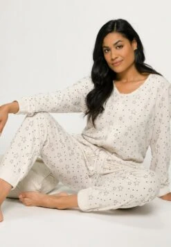 Ulla Popken COMBINAISON - Pyjama - Pop Corn -Ulla Popken 7d80775e4fe74cc2a8cc6c29ae88cf74