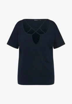 Ulla Popken T-Shirt Basic - Marine -Ulla Popken 7e00b257822048268d12c4ea36be05f4