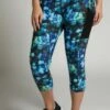 Ulla Popken TAILLE HAUTE POCHES - Leggings - Hosen - Blue
