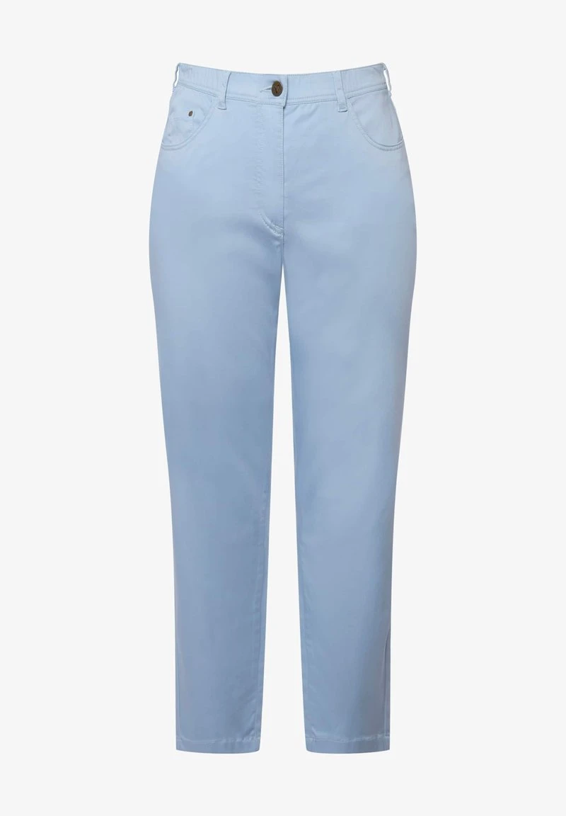 Ulla Popken SOPHIE BRODERIE COUPE 5 POCHES ÉTROITE - Stoffhose - Bleu Clair 8 Ulla Popken SOPHIE BRODERIE COUPE 5 POCHES ÉTROITE - Stoffhose - Bleu Clair – Bild 6