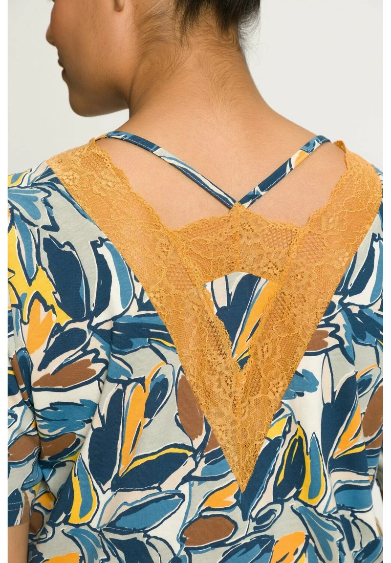 Ulla Popken Nachtwäsche Set - Curry 5 Ulla Popken Nachtwäsche Set - Curry – Bild 3