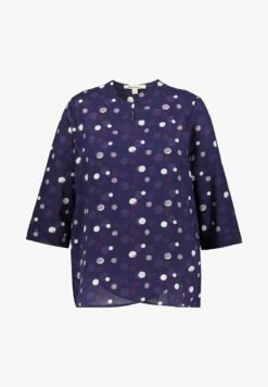 Ulla Popken Bluse - Dark Blue -Ulla Popken 7f76ffdcdabc455db0346ed990e85186
