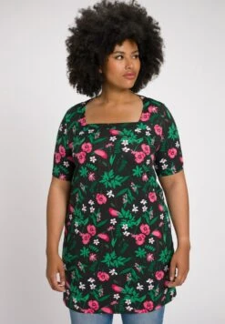 Ulla Popken LONG À MOTIF GRAPHIQUE DÉCOLLETÉ CARRÉ ET MANCHES COURT - T-Shirt Print - Noir 12 Ulla Popken LONG À MOTIF GRAPHIQUE DÉCOLLETÉ CARRÉ ET MANCHES COURT - T-Shirt Print - Noir -Ulla Popken 7f9c0b434f814928b24db29b09b544fa 1