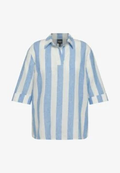 Ulla Popken Bluse - Steel Blue -Ulla Popken 7fb999e73a974dc3bce8e0bccbae0e92