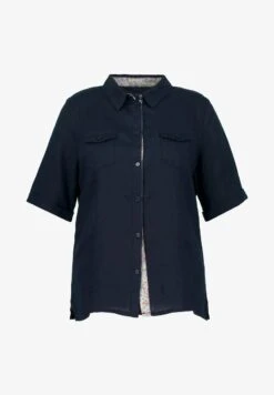 Ulla Popken FLOWER-DECOR - Hemdbluse - Erbse -Ulla Popken 7ff0082084a74eee88535fdb421e5322