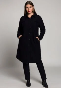 Ulla Popken Klassischer Mantel - Black