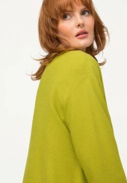 Ulla Popken CROSS RIBBED - Strickjacke - Pistachio -Ulla Popken 800f9309d5244d5c8216a6d8ebf2b34d