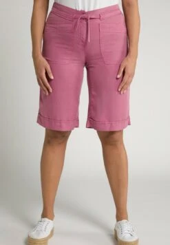 Ulla Popken Shorts - Dunkles Rosa