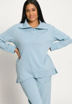 Ulla Popken Nachtwäsche Shirt - Lichtpetrol -Ulla Popken 8208db67a8bc45dda88542db7b1c0854 1