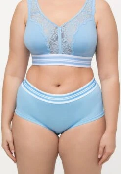 Ulla Popken 2 PACK OF STRETCH HIPSTER SOLIDS - Panties - Light Blue -Ulla Popken 845f4cf8f5ff4bf894c1e1641d536f7e
