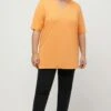 Ulla Popken T-Shirt Basic - Cantaloupe Orange -Ulla Popken 84ecc4ccd4054d948e317648ce6ef443