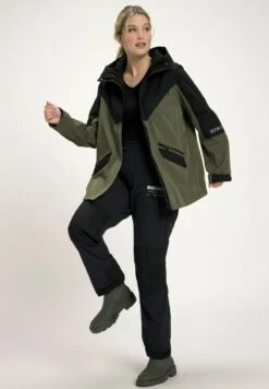 Ulla Popken Outdoorjacke - Olive -Ulla Popken 8512085fd5e14d518e5052785fdcbd13