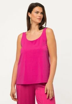 Ulla Popken LAYERED TANK - Top - Pink -Ulla Popken 8667f2c67ae449cbb9d3d1ea2ab437f3 1