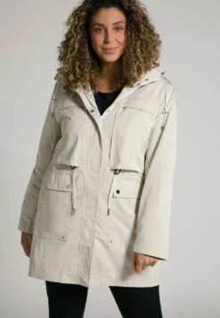 Ulla Popken Parka - Beige -Ulla Popken 86c38ae03acd43c9a6284228109eeca3 1