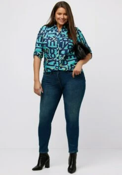 Ulla Popken SARAH - Jeans Slim Fit - Blue Denim 9 Ulla Popken SARAH - Jeans Slim Fit - Blue Denim -Ulla Popken 88300e668baf4ea6b18aa045aaf89c77