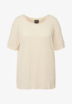 Ulla Popken OVERSIZED DÉCOLLETÉ ROND ET MANCHES COURTES - T-Shirt Print - Chair -Ulla Popken 88b4161d7ab143b3b0956d8feb8a838c